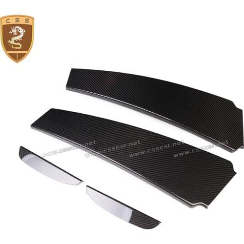 High Quality Carbon Fiber Column Frame Center C Pillar For Ghibli Window Frame Protection Trim For Maseradi Ghibli 2014-2018