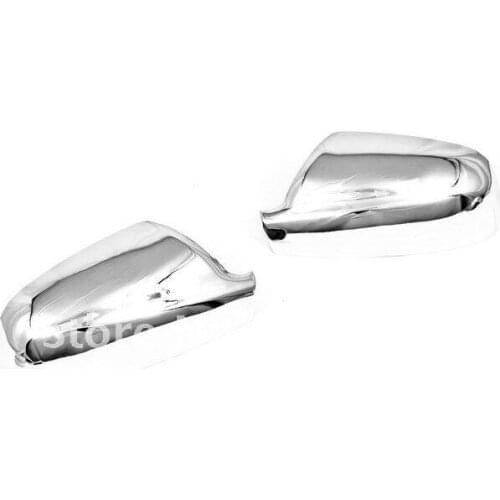 High Quality Triple Chrome Plated Mirror Cover for Peugeot 307 307CC 407 free shipping