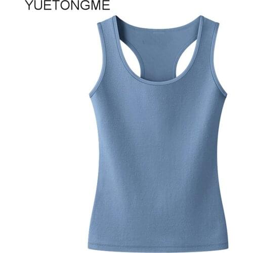 Plus size cotton women tank top tshirt top tees 10 colors 2021 summer TSP075