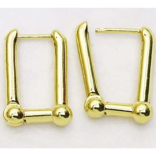 10Pairs Retangle hoop Earrings Gold hoop earrings Jewerly accessories earrings Gift for women jewelry 51553