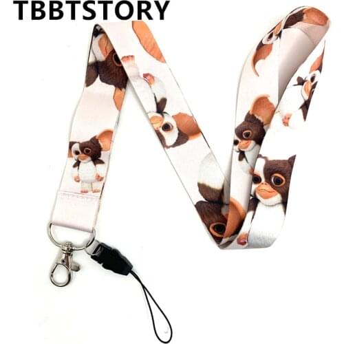 Gremlins Gizmo Mobile Phone Rope Lanyard for Keys Neck Strap Keychain USB ID Card Badge Holder Keycord Webbing Ribbon Lanyards