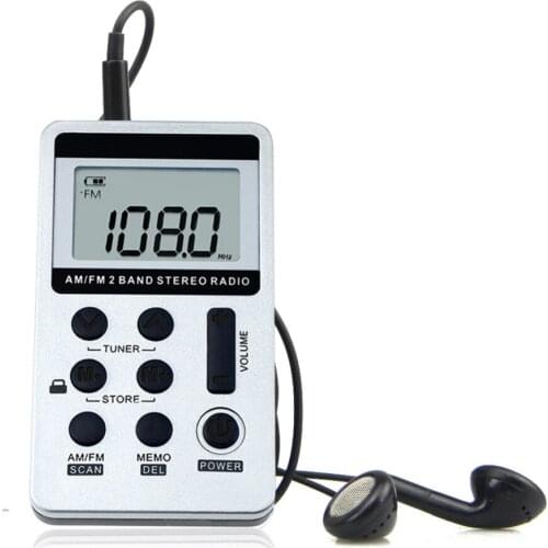 Digital FM Radio Mini Speaker Portable Receiver Display Dual Channel Single Band Music Player LED Display Built-in Antenna Kit