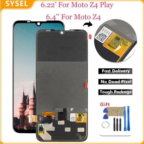 For Motorola Moto Z4 Play / Moto Z4 XT1980-3 XT1980-4 Touch Screen Digitizer Lcd Display Assembly Replacement Parts