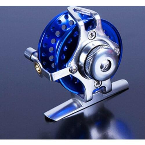 1:1 Metal Left Hand Fly Fishing Reel Ice Sea Raft Front Fishing Drag Wheel Tool