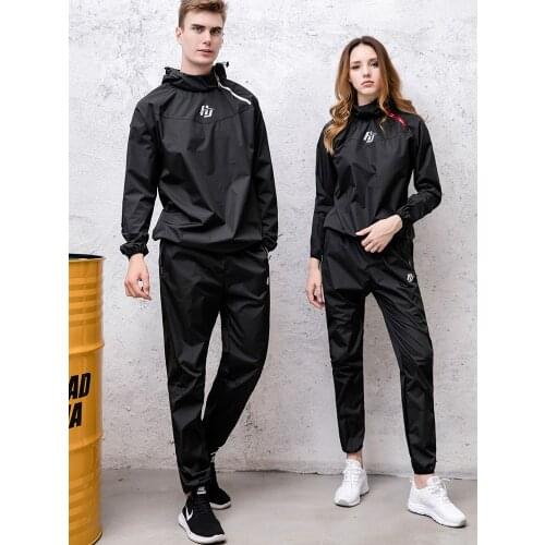 Weight Loss Sweat Suit, Heavy Duty Sweat Sauna Suit for Men Women Exercise Gym Suit for Fitness Box Yoga Running Workout Jacket