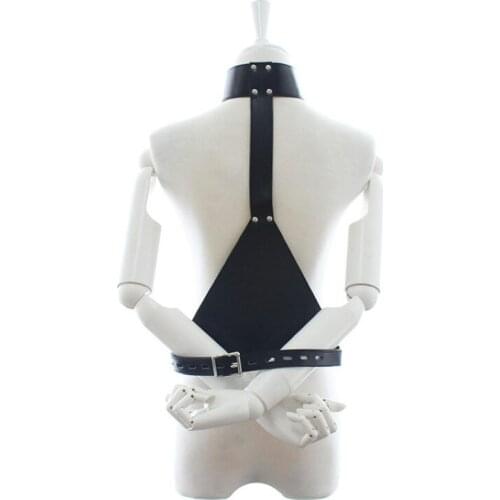 Bound Toys Sex Toys Tied Hands Back Couples Toy Leather Collar