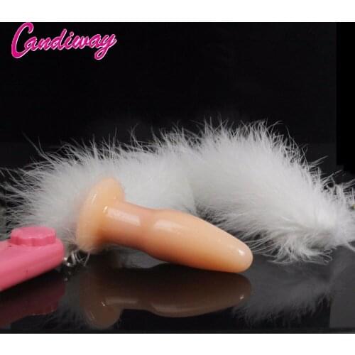 Fox Dog Tail vibrator Anal Plug Sexy Toys Silicone bullet Butt Plug BDSM Flirt Anus For Women cosplay Adult Games For Couples