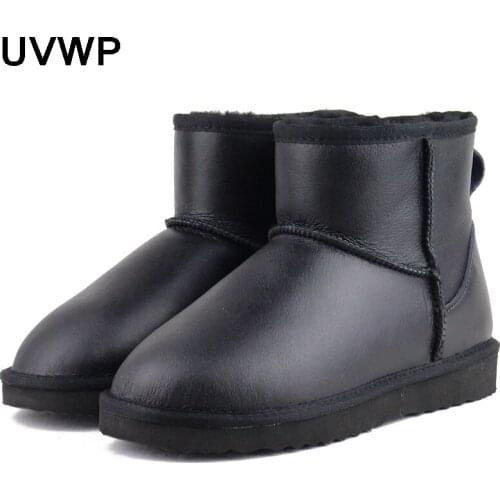 New Hot Sale Top Quality Women Snow Boots Winter Boots Warm Natural Fur Boots 100% Sheepskin Leather Women Ankle Boots Shoes