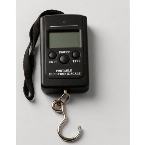 40kg x 10g Mini Digital Scale for Fishing Luggage Travel Weighting Steelyard Hanging Electronic Hook Scale, Kitchen Weight Tool