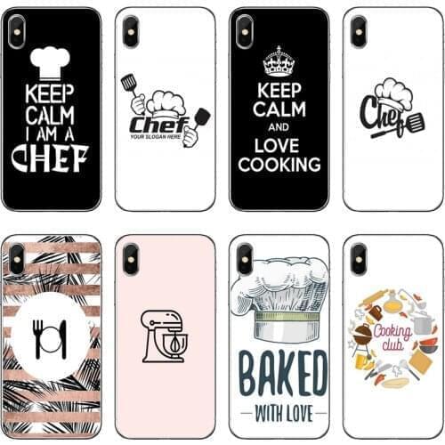 Baking Cooking Utensils Chef Accessories Phone Case For Xiaomi Redmi Note 8 7 6 5A 4 Pro Redmi 7 7A K20 6 6A 5A 4A 4X 5 Plus S2