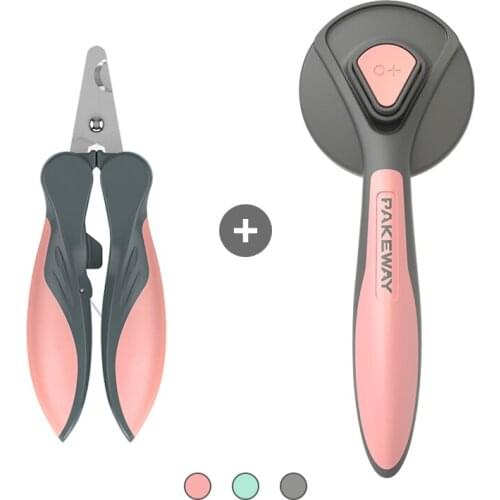 Pet Cat Hair Shedding Comb Cat Brush Dog Comb Professional Pet Nail Clipper Pet Grooming Tool Hair Removal Comb For Dogs Cats