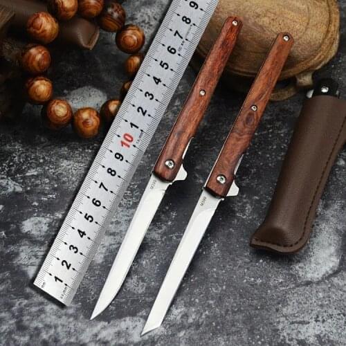 M390 Folding Knife Self-Defense Knife Outdoor Knife Camping Magic Pen Folding Knife Portable Fruit Knife Sharp Folding Knife