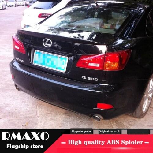 For LEXUS IS200 Spoiler 2006-2011 High Quality ABS Material Car Rear Wing Primer Color Rear Spoiler