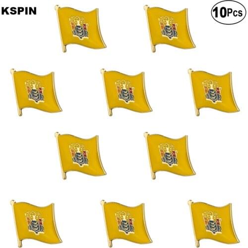 U.S.A New Jersey Lapel Pin Flag badge Brooch Pins Badges 10Pcs a Lot