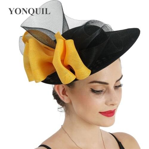 Wedding Bride Bow Millinery Cap Mesh Headwear Kneducky Fascinator Hat On Hair Clip Laides Women Party Headpiece Nice Vintage Hat