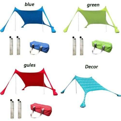 2.1x2.1m2.1x1.5m Awning High Quality Elastic Cloth Tent Awning Ultra Light Beach Awning Outdoor Camping Awning