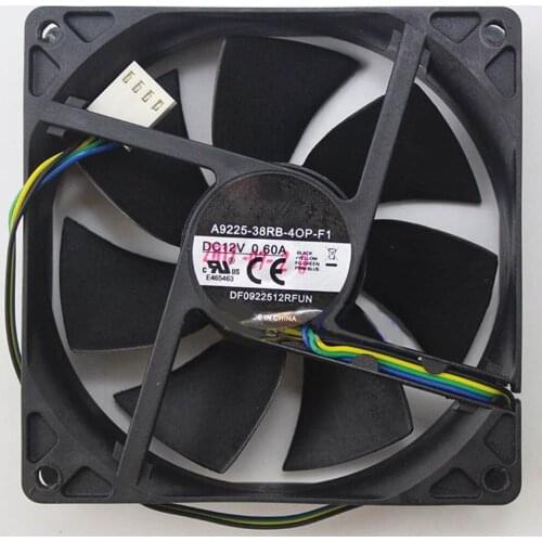 Cooling Fan A9225-38RB-4OP-F1 for Coole Master 12V 0.60A 4pin 92*92*25mm