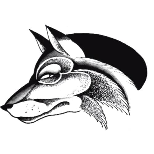 God Of Wolf Fenrisulfr Waterproof Temporary Tattoos Men Egyptian God Osiris Fake Tattoo The flash Kids Tatoo stickers