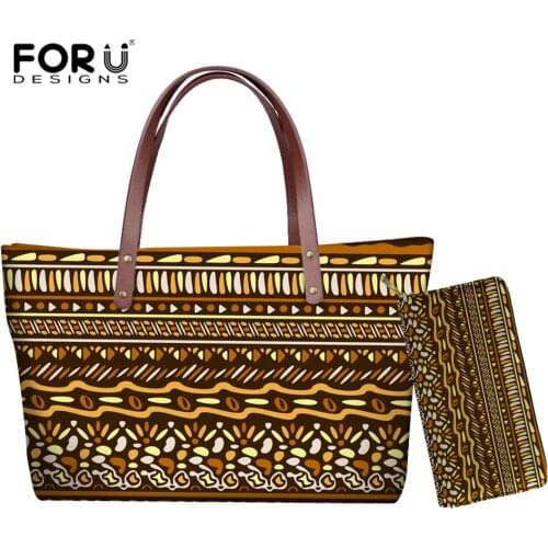 FORUDESIGNS Ethnic Style Women Handbags Casual Neoprene Female Ladies Top-handle Bags Tote Bags Large Capacity