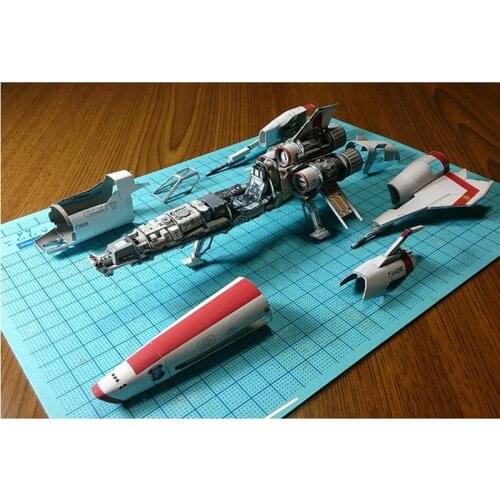 Battlestar Viper 2 Viper Mk2 3D Paper Model DIY Handmade Spacecraft Toy