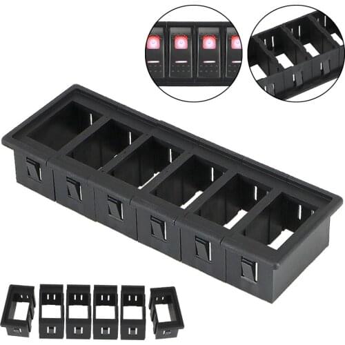 Car Marine Switch Clip Panel Holder Housing Assembly DIY Mounting For ARB Carling Rocker Switch Box 6 Types