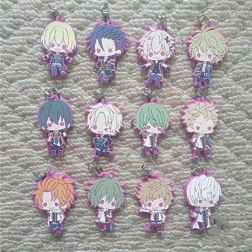 Portachiavi Anime Keychain Six Gravity Procellarum Idol Pendant Keychain Resin Rubber Keyrings