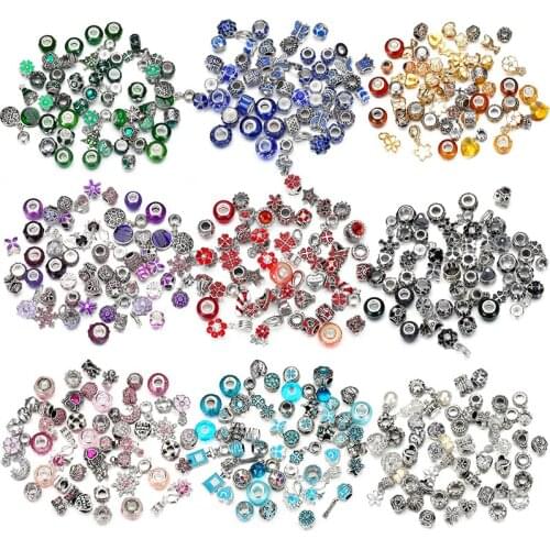 15Pcs/lot Special Offer Mixing Random Shipment Charm Beads Pendant Fit DIY Bracelet Necklaces For Women Jewelry Making Wholesale