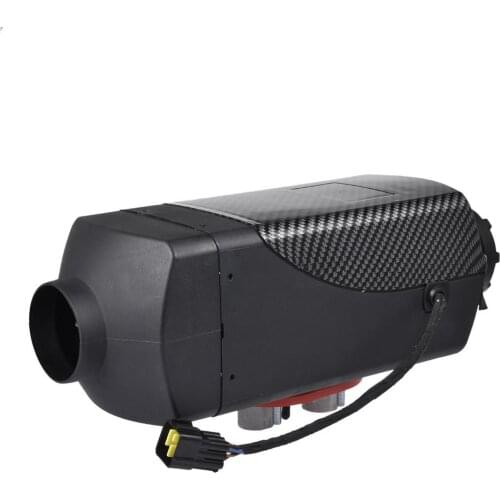 Black Car Heater 2KW 12V/24V Defroster RVs Diesel Heater Low Noise Van Auxiliary Warmer Webasto With LCD Display Remote Control