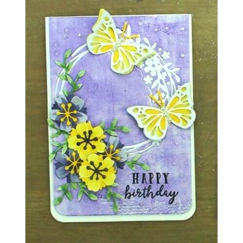 Flower Set Metal Cutting Dies Stencil For DIY Scrapbooking Paper Card Décor for Photo Frame Themed Invitations HG9665