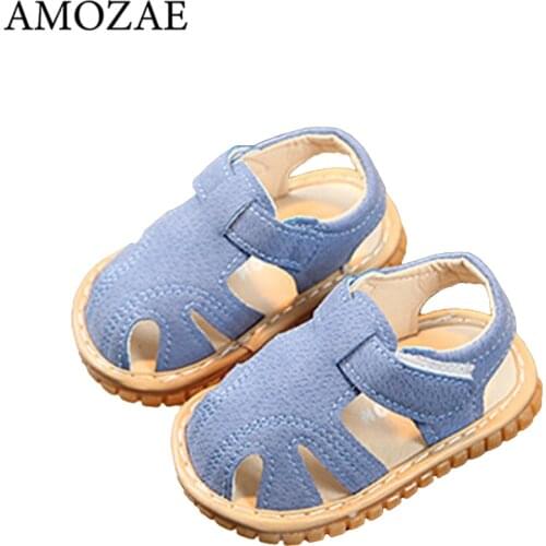 Infant Toddler Anti-Slip Pink Denim Cute Baby Shoes Summer Rubber Bottom First Walker Breathable Beach Baby Shoes