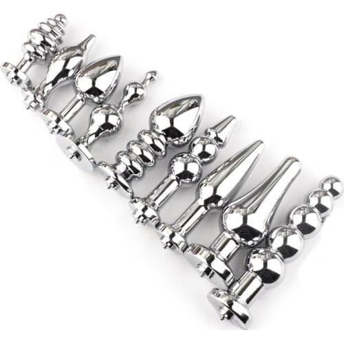 Electric Shock Anal Plug Medical Electro Sex Therapy Anal Plug Metal Butt Plug Massager Sexy Toys Accessory