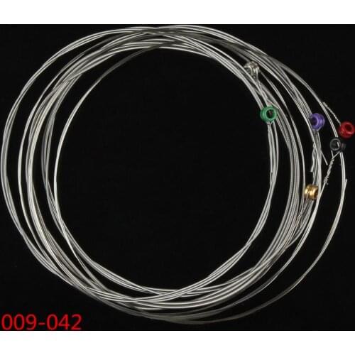 Orphee 6Pcs/Set Electric Guitar String 009-042 Nickel Alloy String Hexagonal Core + 12% Nickel Great Bright Tone &Super Light