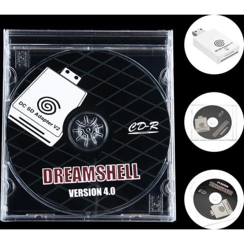 POHIKS 1pc Portable Mini GD-ROM CD Card Adapter High Quality DC SD Cards Reader Adapters For S-ega Dreamcast Dreamshell