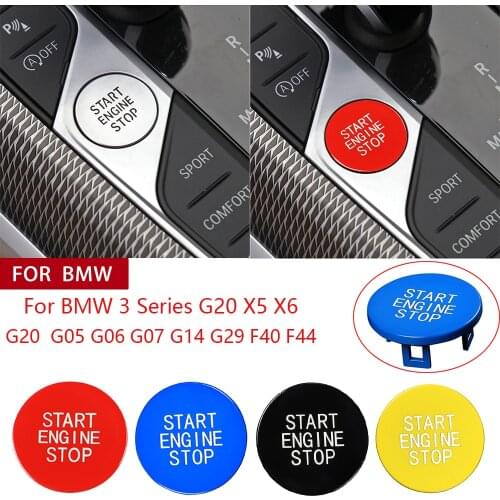 Engine Start Stop Button Switch Cover For BMW G20 3-Series G05 X5 G06 X6 G07 X7 8-Series G14 Z4 G29 F40 F44 Interior Accessories
