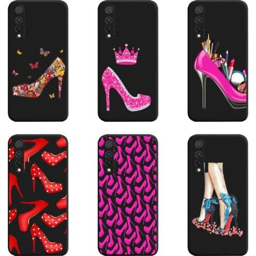 Beautiful High Heels For Girls Phone Case For Huawei Nova 6se 7 7pro 7se honor 7A 8A 7C 9C Play