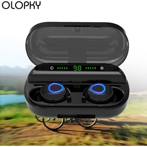 TWS Bluetooth Earphone With Microphone LED Display Noise Cancelling Wireless Bluetooth Headphones Earphones Waterproof Headsets