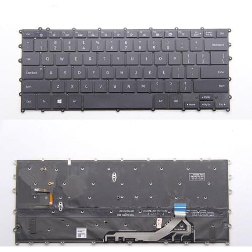 New Keyboard For Samsung NP930MBE 930MBE English US BA59-04382A with Backlit as photo