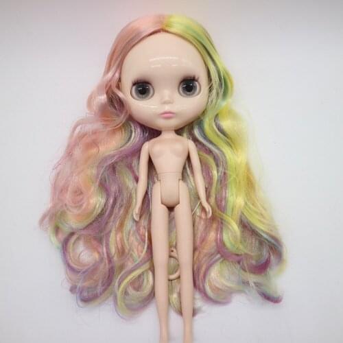 Nude blyth Doll, Factory doll ,Suitable For DIY Multicolor hair without bang 20190130