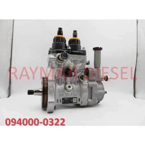 Genuine HP0 Common rail fuel pump 094000-0322 for SA6D140E-3 6217-71-1120, 6217-71-1121, 6217711120, 6217711121