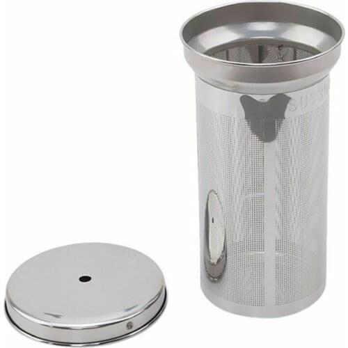 Durable Mesh Filter Cylinder Shape Infuser Home Stainless Steel Practical Tea Strainer Accessories Kitchen Tools Coffee Reusable