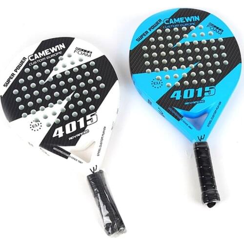 Professional Full Carbon Beach Tennis Paddle Racket Soft EVA Face Pickleball Tennis Raqueta With Bag For Adult