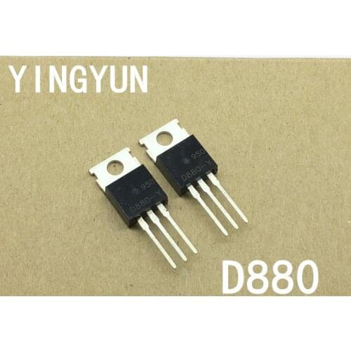 10pcs/lot Transistor D880 KSD880-Y 2SD880 D880-Y TO-220 NPN transistor 3A 60V new