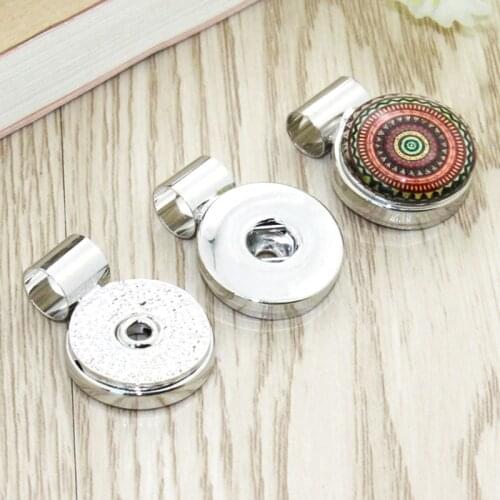 10 PCS/Lot Snap Button Base Flat Accessories DIY Popper 18mm Ginger Snap Charms OEM, ODM 0316
