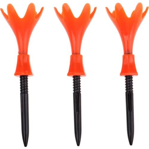 3Pcs Premium Plastic Rotatable Golf Tees Adjustable Height Exercise Accessories
