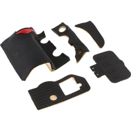 5 Pieces Grip USB Rubber Unit Repair Part for Nikon D700 Front Rear Cover