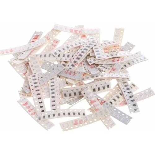 640 Pcs DIY 1206 SMD 64 Values 1ohm~10Mohm Resistors Assortment Kit 5% Dropship