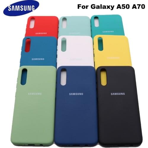 Samsung A50 A70 Case galaxy a 50 2019 A505 A50S A30S A70S Liquid Silicone case Silky Soft-Touch Protective Back Cover Anti-knock