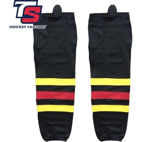 Cool hockey free shipping 100% Polyester Breathable Ice Hockey sport Socks Cheap Shin Guards W020 high quality men women