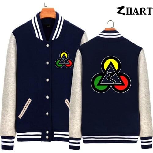 Suit Club Poker Spade Egypt Pyramids Reggae Rasta Red Green Yellow Man Baseball Jacket Boy Coat Fleece Autumn Winter ZIIART