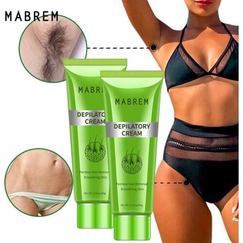 2PCS OULIYUAN Hair Removal Cream Men and Women Body Removal Armpit Hair Clear pore dirt Cream Hand Leg Hair Loss Depilatory